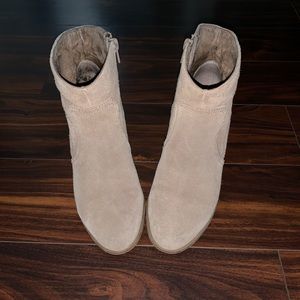 Sole Society Tan Booties